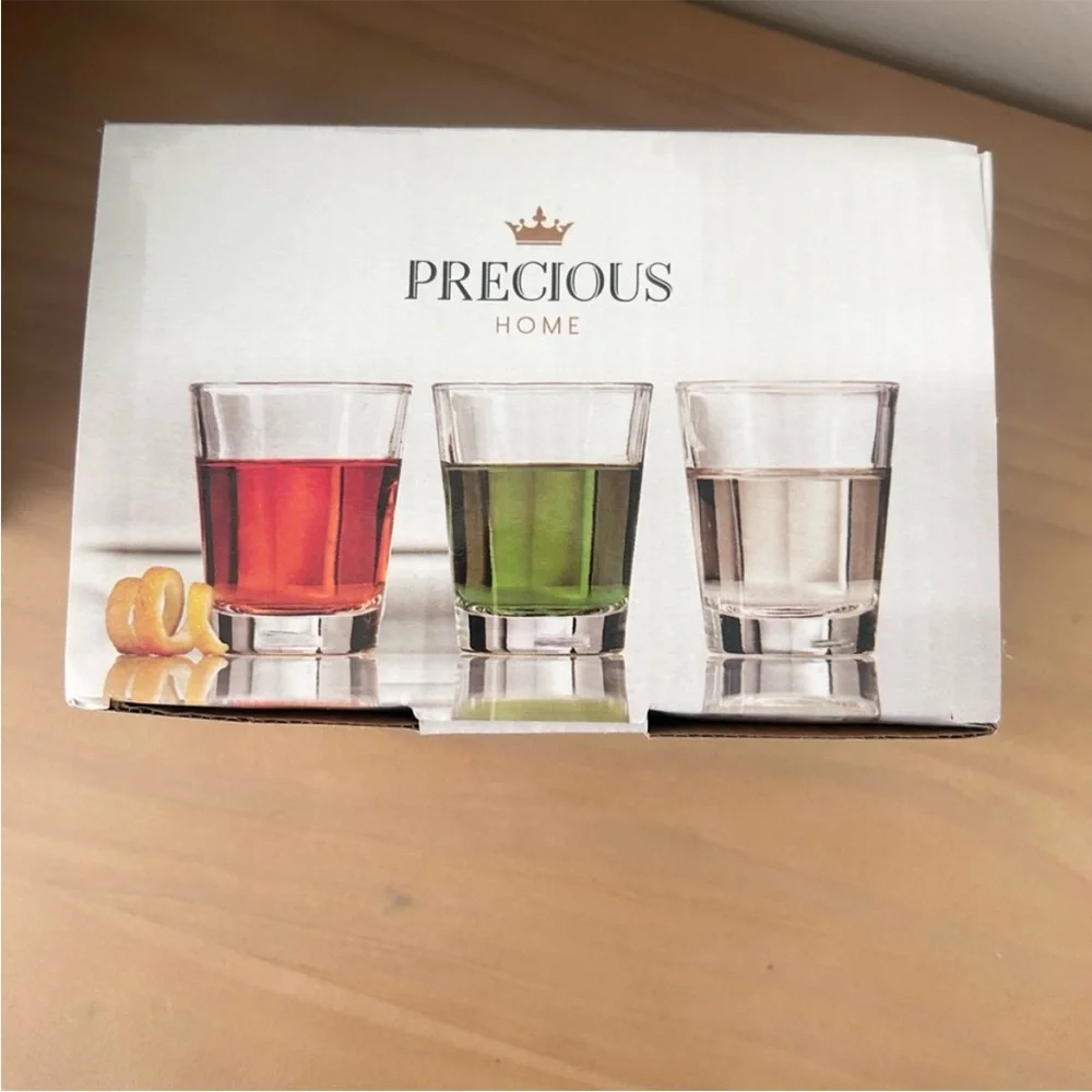 ⭐️ NEW Precious Home Glass Shooters Set Shot glasses